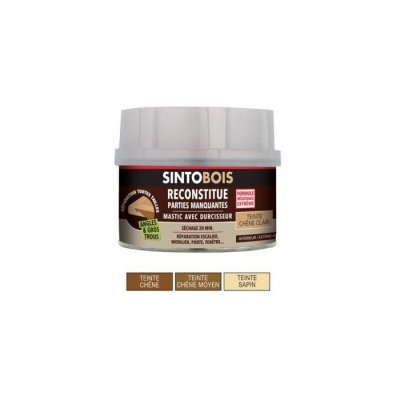 SINTO Reconstitue bois pour les parties manquante charge lourde 550g Ch&ecirc;ne