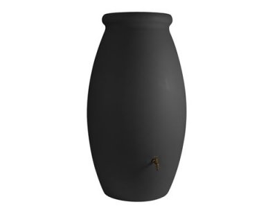 BELLI R&eacute;cup&eacute;rateur &agrave; eau forme jarre anthracite 1000L kit complet