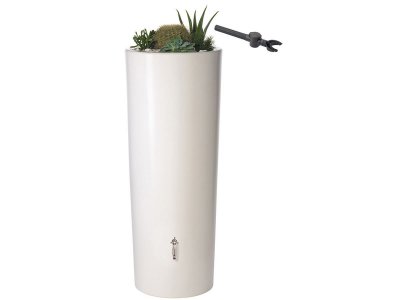 GARANTIA R&eacute;cup&eacute;rateur d'eau et Bac &agrave; plantes 350L Color  Coco 