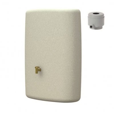 GARANTIA R&eacute;cup&eacute;rateur d'eau et collecteur a&eacute;rien  carr&eacute; sable , 275 l 