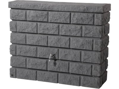 GARANTIA R&eacute;cup&eacute;rateur d'eau murale Rocky 400L gris granite 