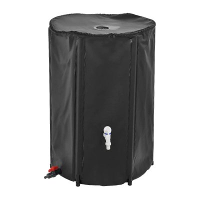 CASA.PRO R&eacute;cup&eacute;rateur d'eau R&eacute;servoir d'eau Inoxydable et R&eacute;sistant aux uv 250 l 60 x 88 cm [ 