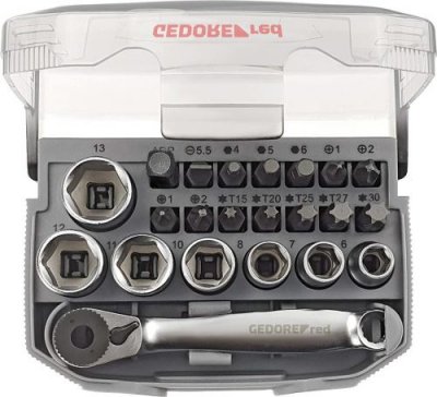 GEDORE Red R49005023 Douille-embout 23 pi&egrave;ces 3300026 Q304782 - 