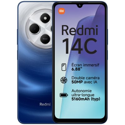 XIAOMI Redmi 14C Bleu 4 GO + 128 GO