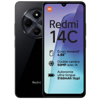 Redmi 14C Noir 4 GO + 128 GO