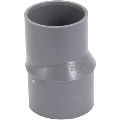GIRPI R&eacute;duction excentr&eacute;e en pvc &agrave; coller, femelle / m&acirc;le, D40/32 - 