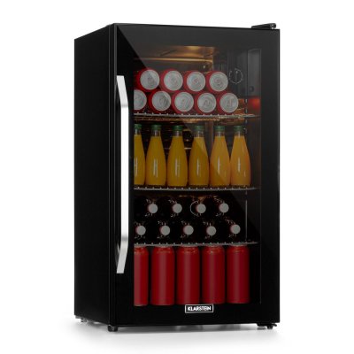 KLARSTEIN R&eacute;frig&eacute;rateur &agrave; boissons compact  Beersafe XXL Onyx - 80L, 42dB, porte en verre