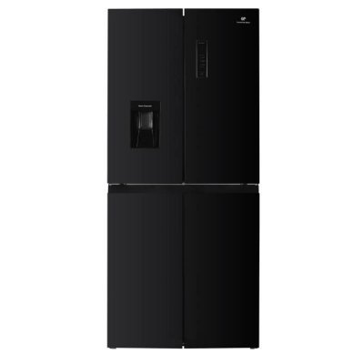 R&eacute;frig&eacute;rateur Am&eacute;ricain 4 Portes Noir 464L Total No Frost Distributeur d'Eau Classe D