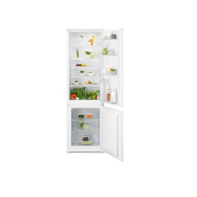 ELECTROLUX R&eacute;frig&eacute;rateur combin&eacute; &agrave; glissi&egrave;re 271l blanc - LNS5LE18S - 