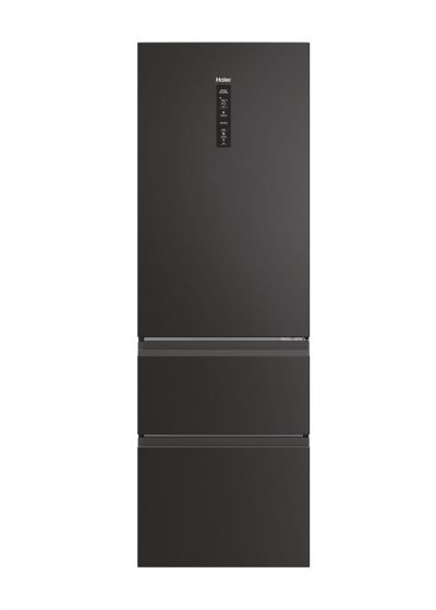 HAIER R&eacute;frig&eacute;rateur combin&eacute;  HTW5618DNPT 3D 60 Series 5 360 L Noir Inox fonc&eacute;