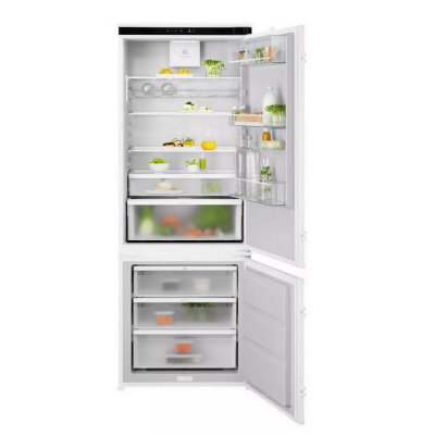 ELECTROLUX R&eacute;frig&eacute;rateur combin&eacute; int&eacute;grable &agrave; glissi&egrave;res 376l - KNR7TE75S - 