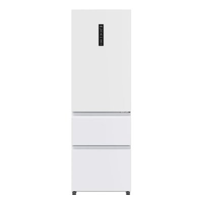 HAIER R&eacute;frig&eacute;rateur combin&eacute; sans cong&eacute;lation  HTW5618ENPW HAUTEUR 185 CM LARGEUR 59,5 CM BLANC