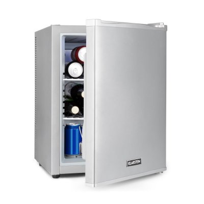 KLARSTEIN Refrigerateur Mini bar -  Happy Hour 37 - 37 L 5-15&deg;C Silencieux 0 dB &eacute;clairage LED argent 