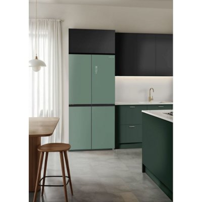 CREATE R&eacute;frig&eacute;rateur - Studio - Cross Door 503 - Care+ - Vert sauge