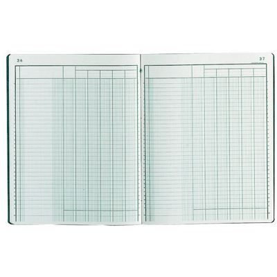 EXACOMPTA Registre piqure  80 pages 6 colonnes/1 page 32x25 4060