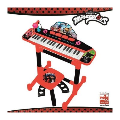 REIG  2686&nbsp;Lady Bug Clavier sur support avec une chaise
