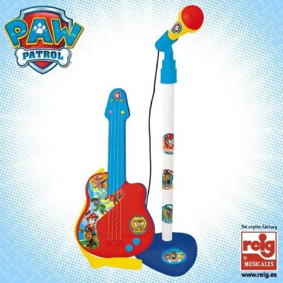 FARELEK Reig Nickelodeon Set Micro et Guitare Paw Patrol, 2510