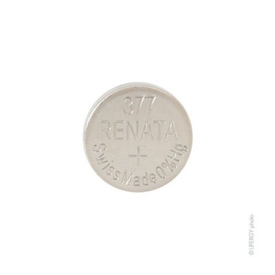 RENATA /Swatch Group - Pile Bouton oxyde d'argent 377 1,55 V 28 mAh