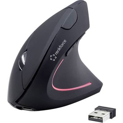 RENKFORCE  RF-WM-322 sans fil Souris 3D optique boutons de souris noir