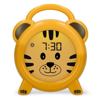 ALECTO R&eacute;veil enfants p&eacute;dagogique et veilleuse  BC100TIGER Blanc