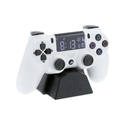 PALADONE R&eacute;veil manette PlayStation blanche avec &eacute;cran LCD r&eacute;troverse