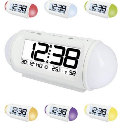 TECHNO LINE R&eacute;veil radiopilot&eacute;(e)  WT 499 blanc 