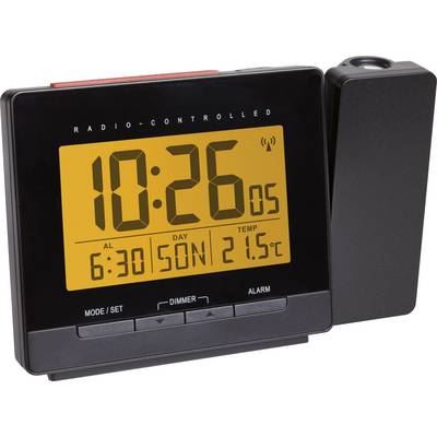 TFA DOSTMANN R&eacute;veil radiopilot&eacute;(e)  60.5016.01 num&eacute;rique noir 1 pc(s)