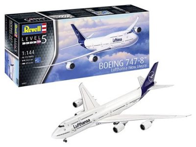 REVELL  03891 Boeing 747-8 Lufthansa New Livery Maquette davion 1:144