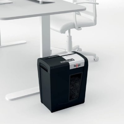 REXEL  d&eacute;chiqueteuse de papier &agrave; micro-coupe whisper-shred secure mc6