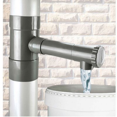RIBIMEX Ribiland 03669 - R&eacute;cup&eacute;rateur d'eau de Pluie - Diam&egrave;tre 80 mm