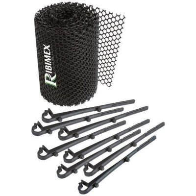 RIBILAND  PRGG Filet de vidange avec crochets de fixation Noir