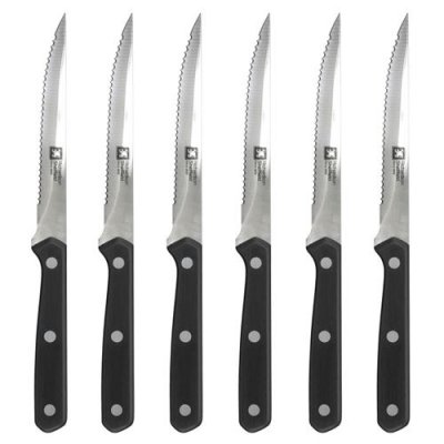 RICHARDSON SHEFFIELD  Cucina 6 Couteaux Steak, Acier Inoxydable, Silver