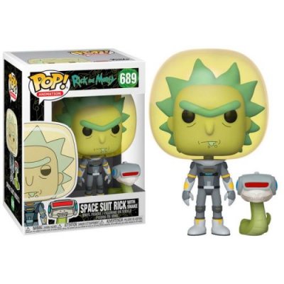 FUNKO Rick & Morty - Bobble Head Pop N&deg; 689 - Space Suit Rick W/Snake