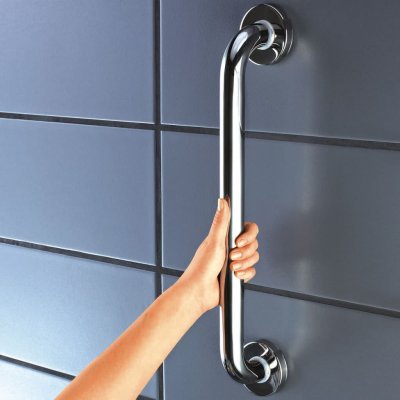  RIDDER Barre d'appui de s&eacute;curit&eacute; 60 cm Inox chrom&eacute; A00160001