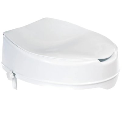 RIDDER  si&egrave;ge de toilette avec couvercle blanc 150 kg a0071001 421610
