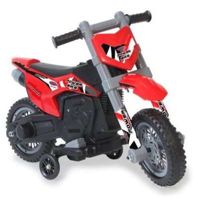 JAMARA Ride-on moto power bike rouge 6v 460677