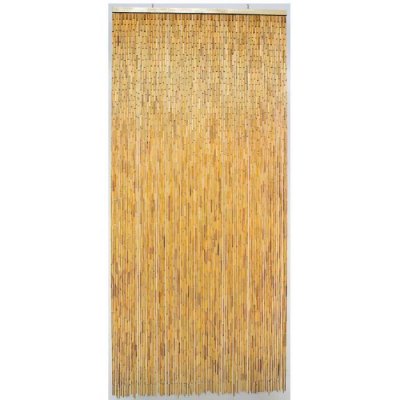 Rideau en b&acirc;tonnet de bambou vernis Naturel 100 x 220 cm - Naturel