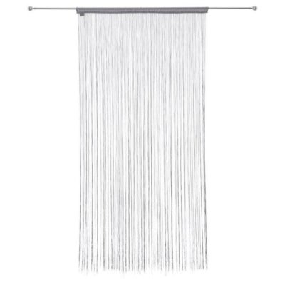 Rideau Fil - Gris - 90x200 cm - Atmosphera cr&eacute;ateur d'int&eacute;rieur