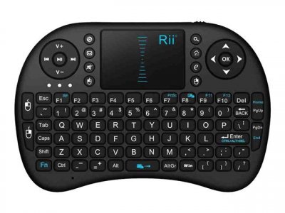 GENERIQUE Rii Mini i8 - Clavier - avec pav&eacute; tactile - sans fil - 2.4 GHz - AZERTY