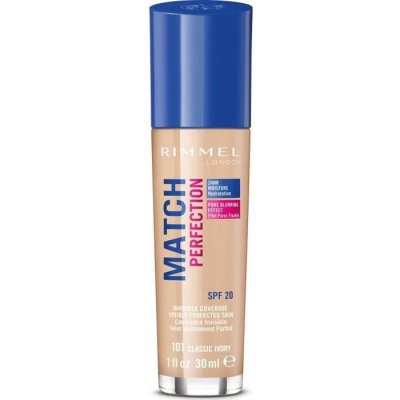 RIMMEL LONDON Rimmel Match Perfection Fond de teint - 101 Classic Ivory