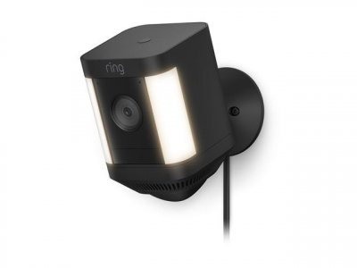 RING  - Cam&eacute;ra de surveillance enfichable Spotlight Plus - Noir - ue
