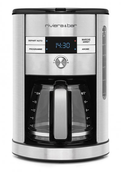 RIVIERA & BAR  cafeti&egrave;re programmable m&eacute;tal 950w bcf550