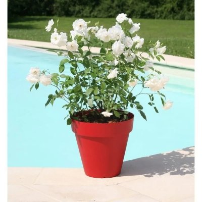 RIVIERA  Pot de fleurs Soleilla - Rond - &Oslash; 60 x 53,6 cm - Rouge