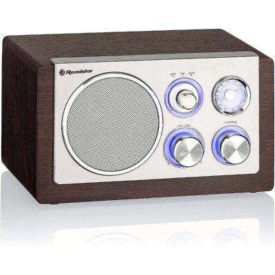 ROADSTAR  HRA 1245WD Radio Mono Design Retro Vintage - Analogique Fm/Mw - 28 Watt