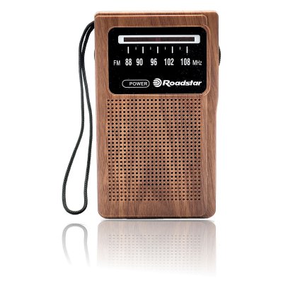 ROADSTAR  TRA-1230WD Radio Portable Analogique Bois