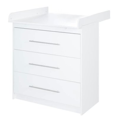 ROBA  Commode &agrave; langer &eacute;troit ""Maren"" avec plan &agrave; langer amovible  - 3 tiroirs