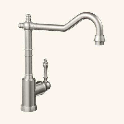 VILLEROY & BOCH Robinet cuisine Avia 2.0, acier massif, Sans nettoyant