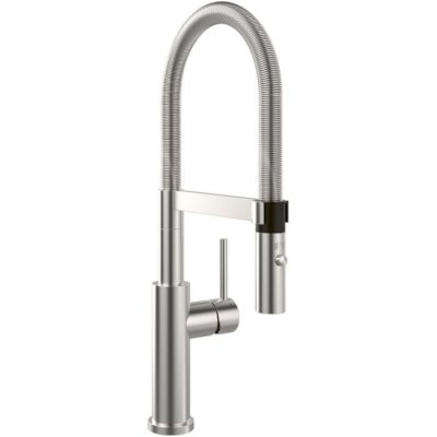VILLEROY & BOCH Robinet cuisine Steel expert 2.0, acier massif, Sans nettoyant