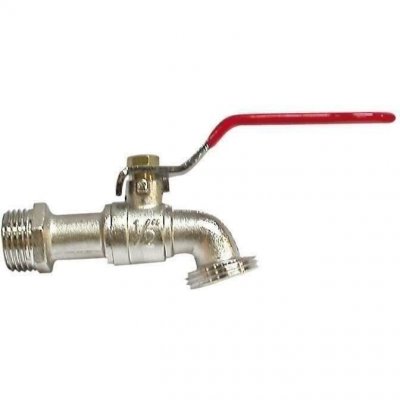 BOUTTE Robinet de puisage 1/4 tour - entr&eacute;e 20x27 - sortie 26x34