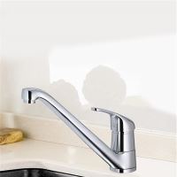 GENERIQUE Robinet Mitigeur d' &eacute;vier de cuisine chrome Bec long mobile Design